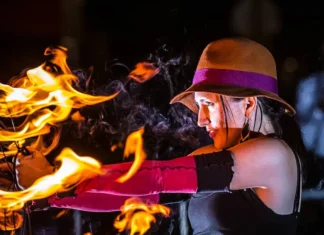 Sparks of Passion: Exploring Tucson's Thriving Circus Arts Scene with Fire Performer Zoë Rae