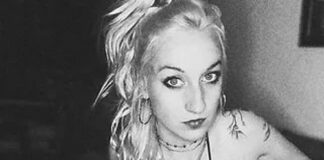 Jenny Burghard, tattoo artist and owner of Lonely Angel Studio, showcasing her work in 'Tales in Tattoos.