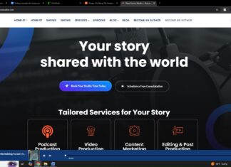 From Idea to Impact: How Show Source Studios Elevates Local Stories Show Source Studios front page graphic with the text ‘Your Story Shared with the World’ encouraging storytelling services in Tucson.