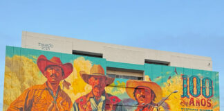Los Vaqueros Mural - A Monument to 100 Years of Tucson’s Rodeo Tradition by Ignacio Garcia