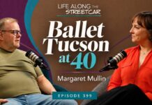 Margaret Mullin of Ballet Tucson during a Life Along the Streetcar conversation about the company’s 40th anniversary